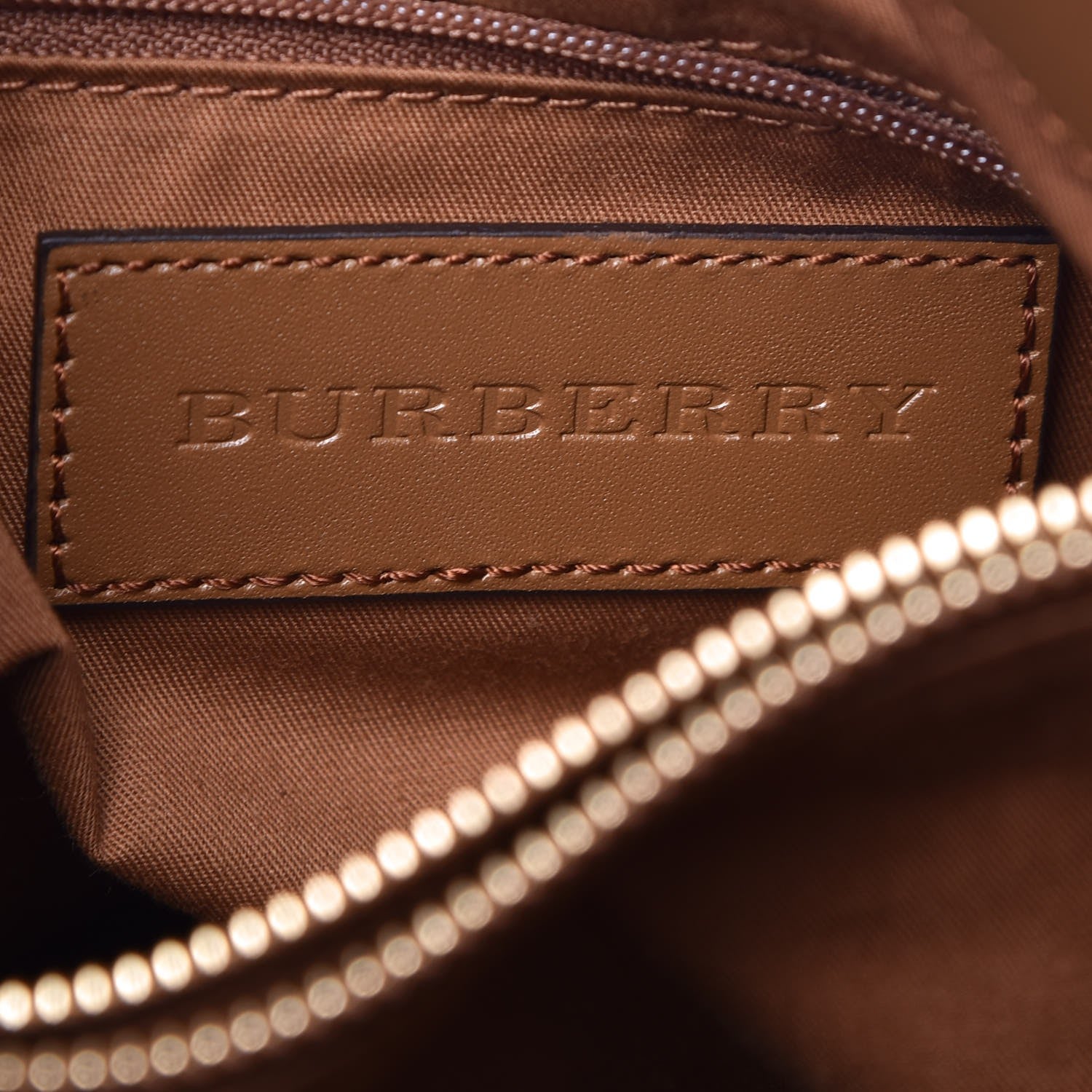 Burberry Haymarket Check Medium Golderton Tote Mid Camel 7 of 9