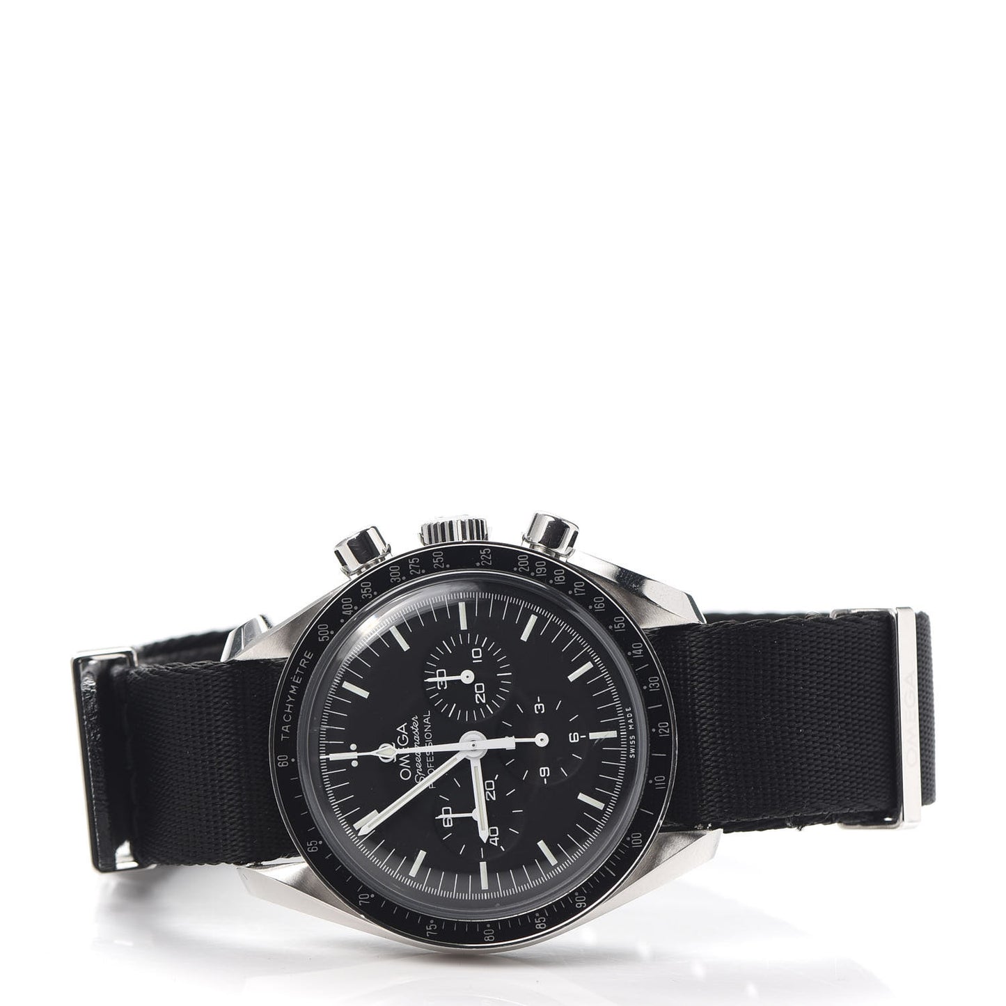 Stainless Steel Nylon 42mm Speedmaster Moonwatch Professional Chronograph Automatic Watch Black 311.33.42.30.01.001