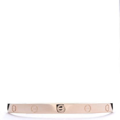 Cartier 18K Pink Gold LOVE Bracelet 19 3 of 6