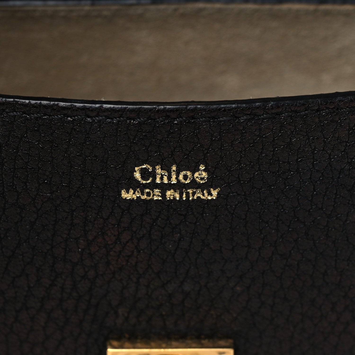 Chloe Grained Lambskin Mini Drew Shoulder Bag Black 6 of 6