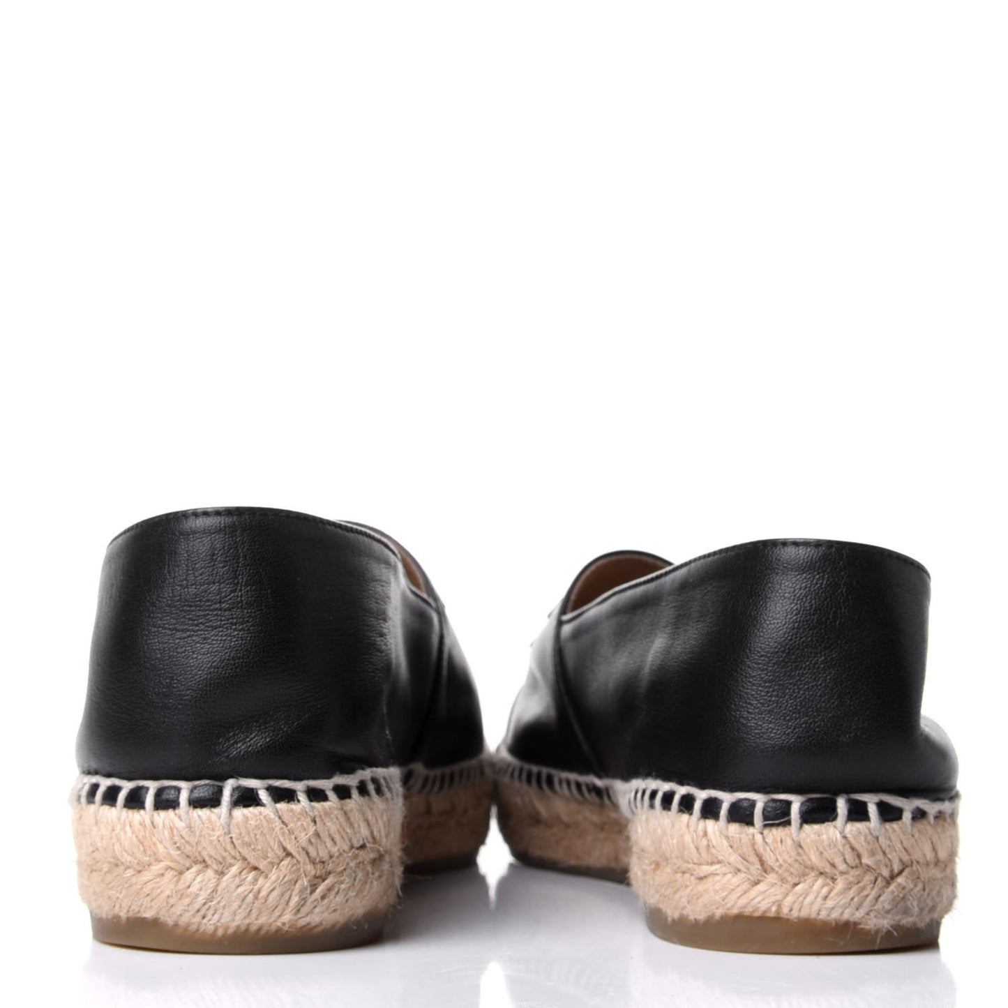 Lambskin CC Espadrilles 38 Black