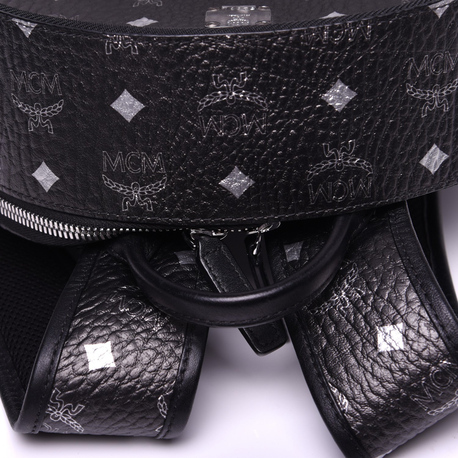 MCM Gradation Visetos Large Stark Backpack Silver 11 of 11