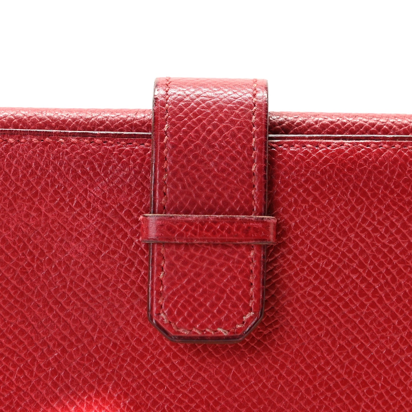 Courchevel Tri-Fold Compact Wallet Rouge Vif