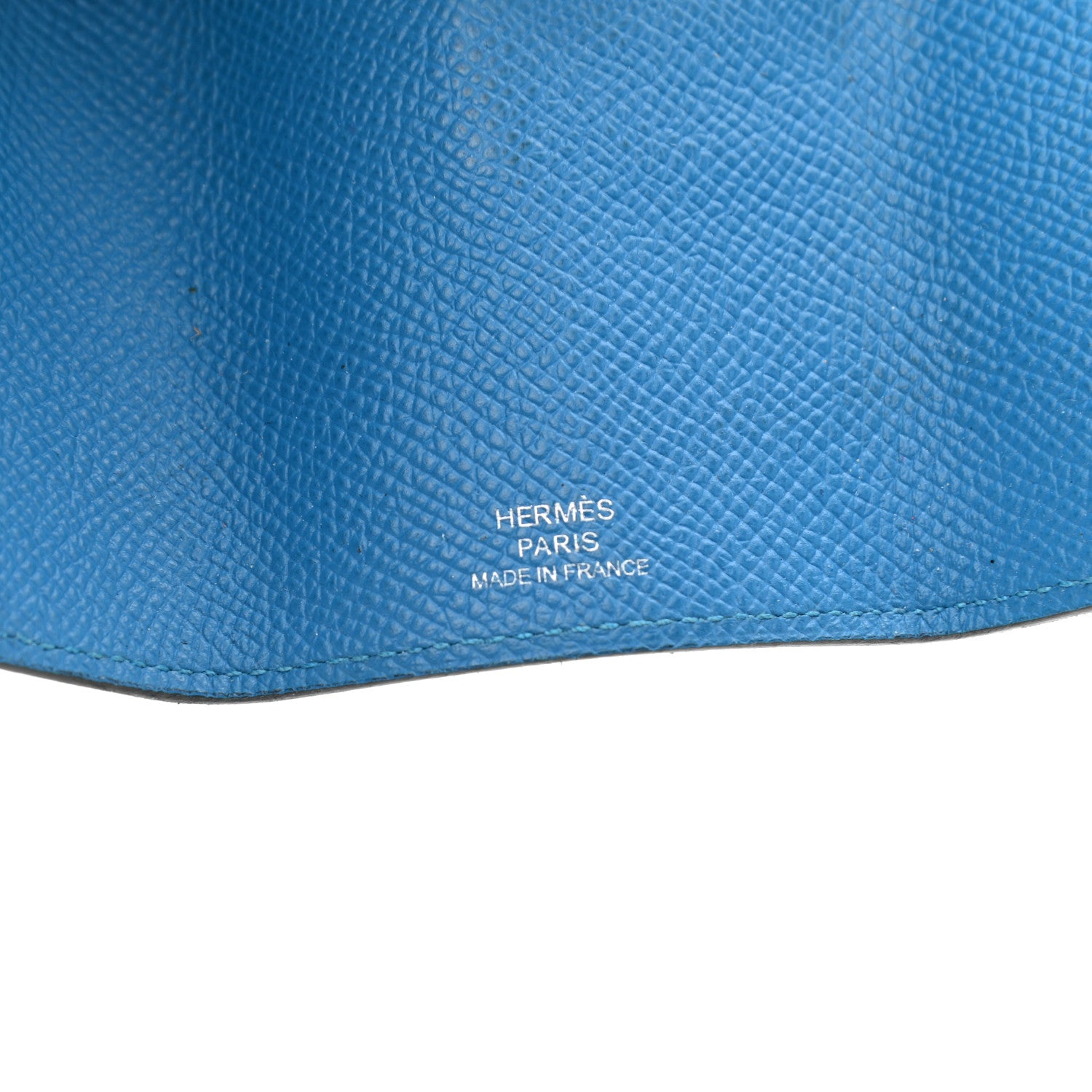 Hermes Epsom Bearn Multicles 4 Key Holder Bleu Zanzibar 7 of 11