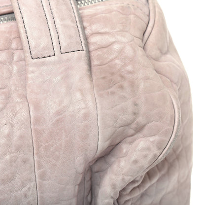 Alexander Wang Pebbled Lambskin Rocco Silver Hardware Grey 12 of 27