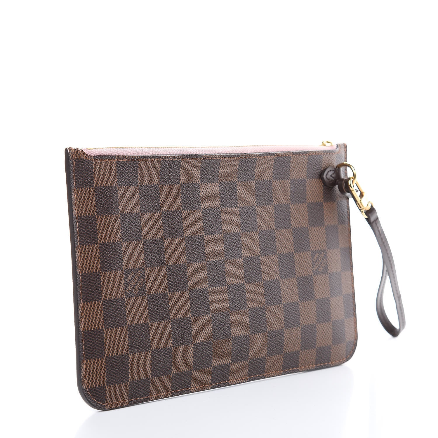 Louis Vuitton Damier Ebene Neverfull MM GM Pochette Rose Ballerine 3 of 10