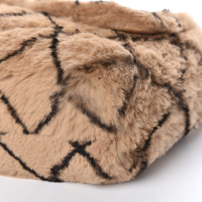 Chanel Lapin Fur Quilt Pattern Flap Beige 7 of 11