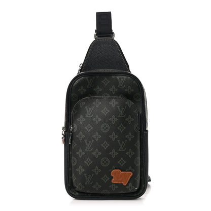 Louis Vuitton Monogram Record Fall Avenue Sling Bag Dark Green 1 of 9