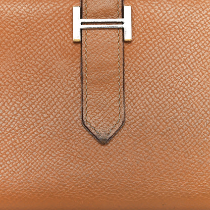 Hermes Epsom Bearn Gusset Wallet Gold 18 of 27