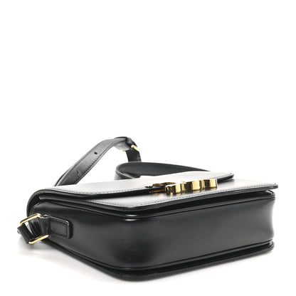 Celine Shiny Calfskin Teen Triomphe Black 4 of 10
