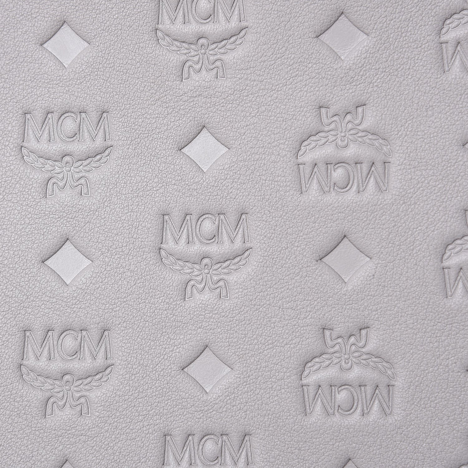 MCM Calfskin Ottomar Monogram Sarah Convertible Hobo Dove 10 of 10