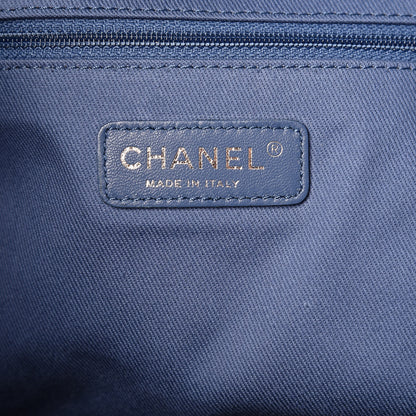 Chanel Canvas Large Deauville Tote Blue 7 of 10