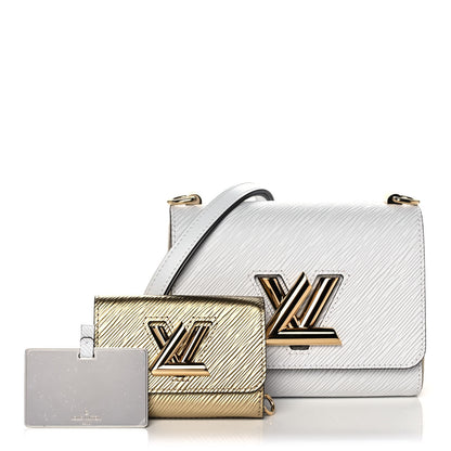 Louis Vuitton Epi Twist PM and Twisty White Gold 2 of 12