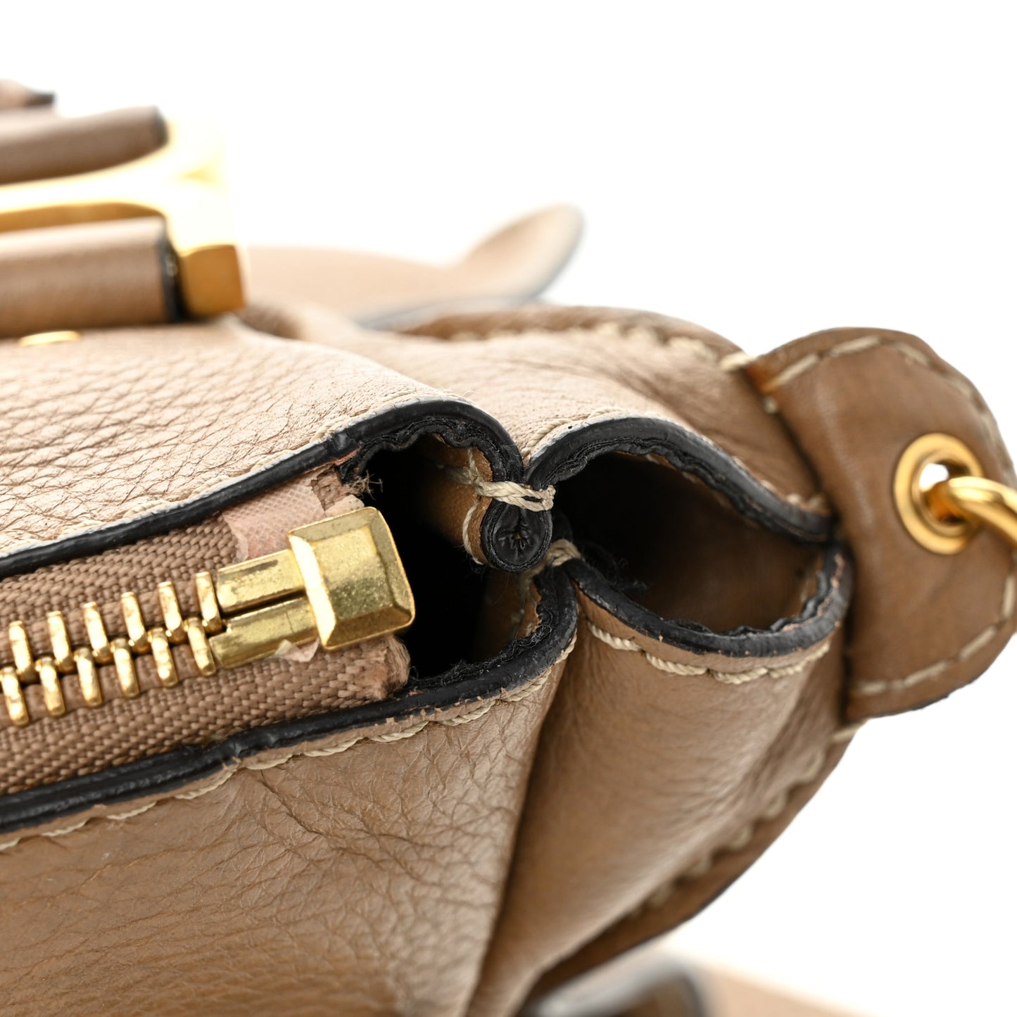 Calfskin Medium Marcie Satchel Nut
