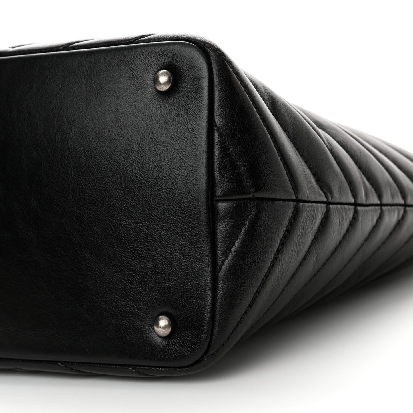 Aged Calfskin Quilted Mad About Quilting Small Hobo Black