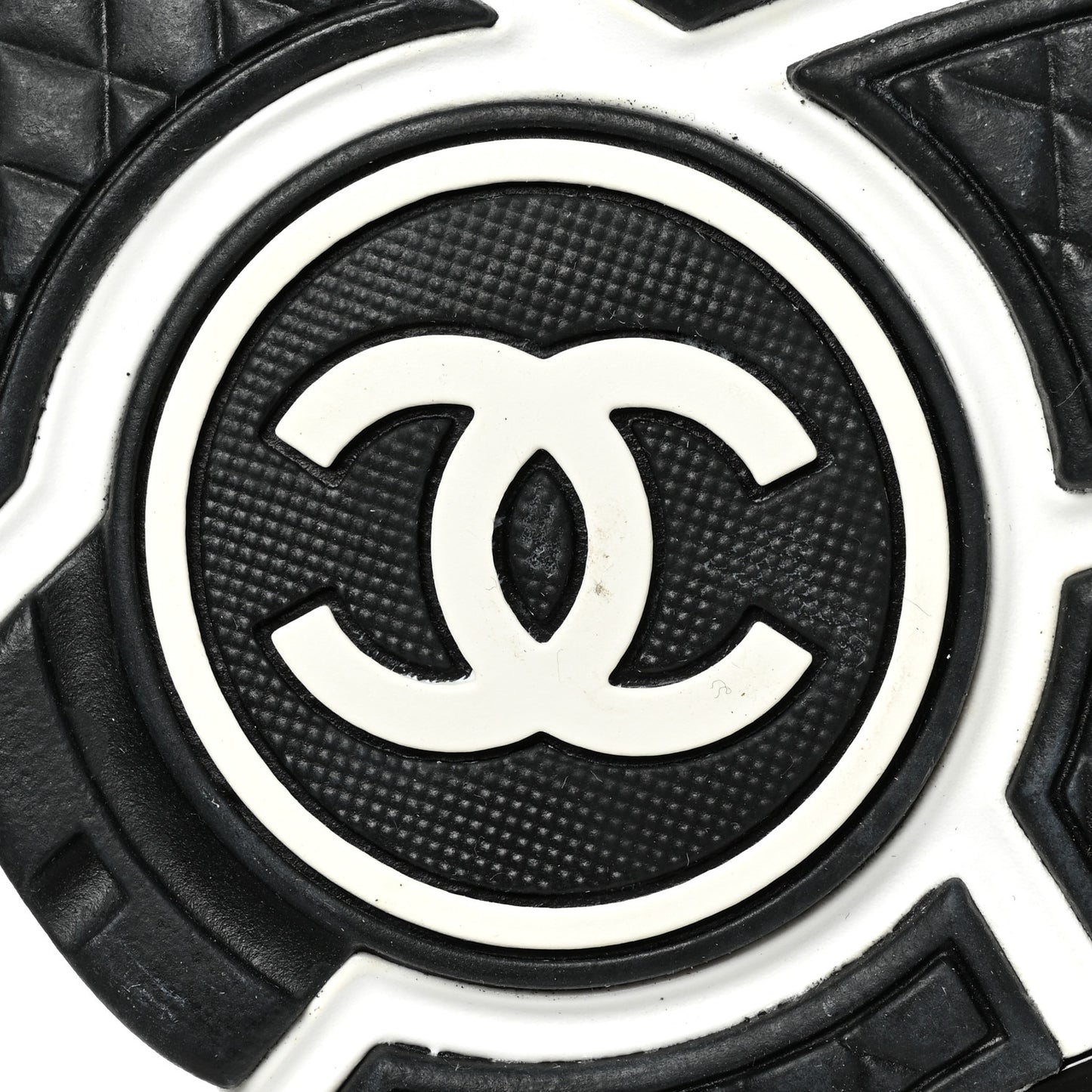 Painted Iridescent Cotton Tweed Suede Womens CC Sneakers 39 White Silver Multicolor