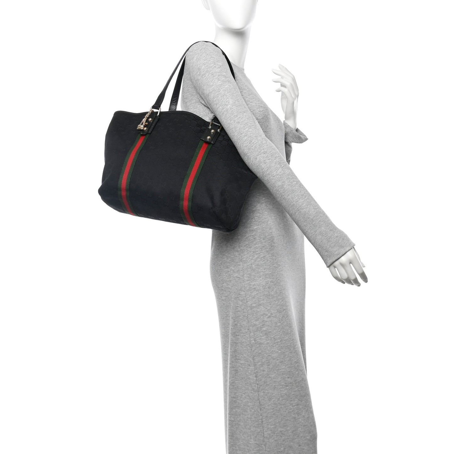 Monogram Web Large Jolicoeur Tote Black