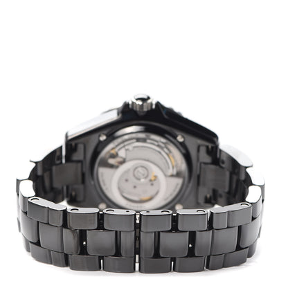 Chanel Stainless Steel Ceramic 38mm J12 Automatic Watch Black 3 of 7