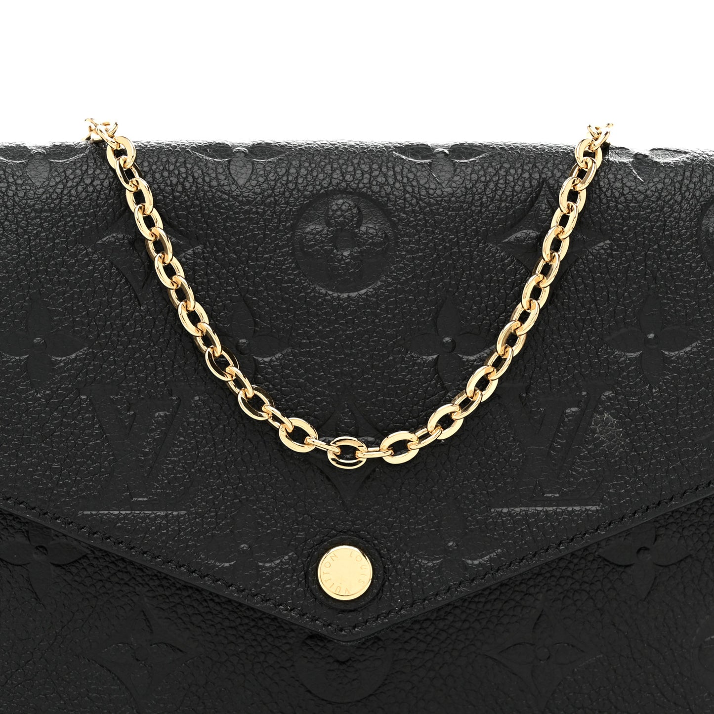 Empreinte Pochette Felicie Chain Wallet Black