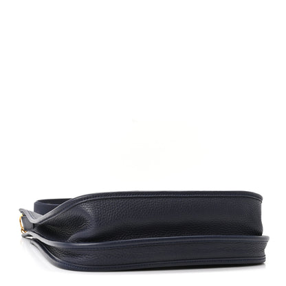 Hermes Taurillon Clemence Evelyne III PM Bleu Nuit 3 of 10