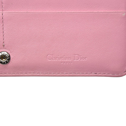 Christian Dior Lambskin Cannage Rendezvous Wallet Black 6 of 11