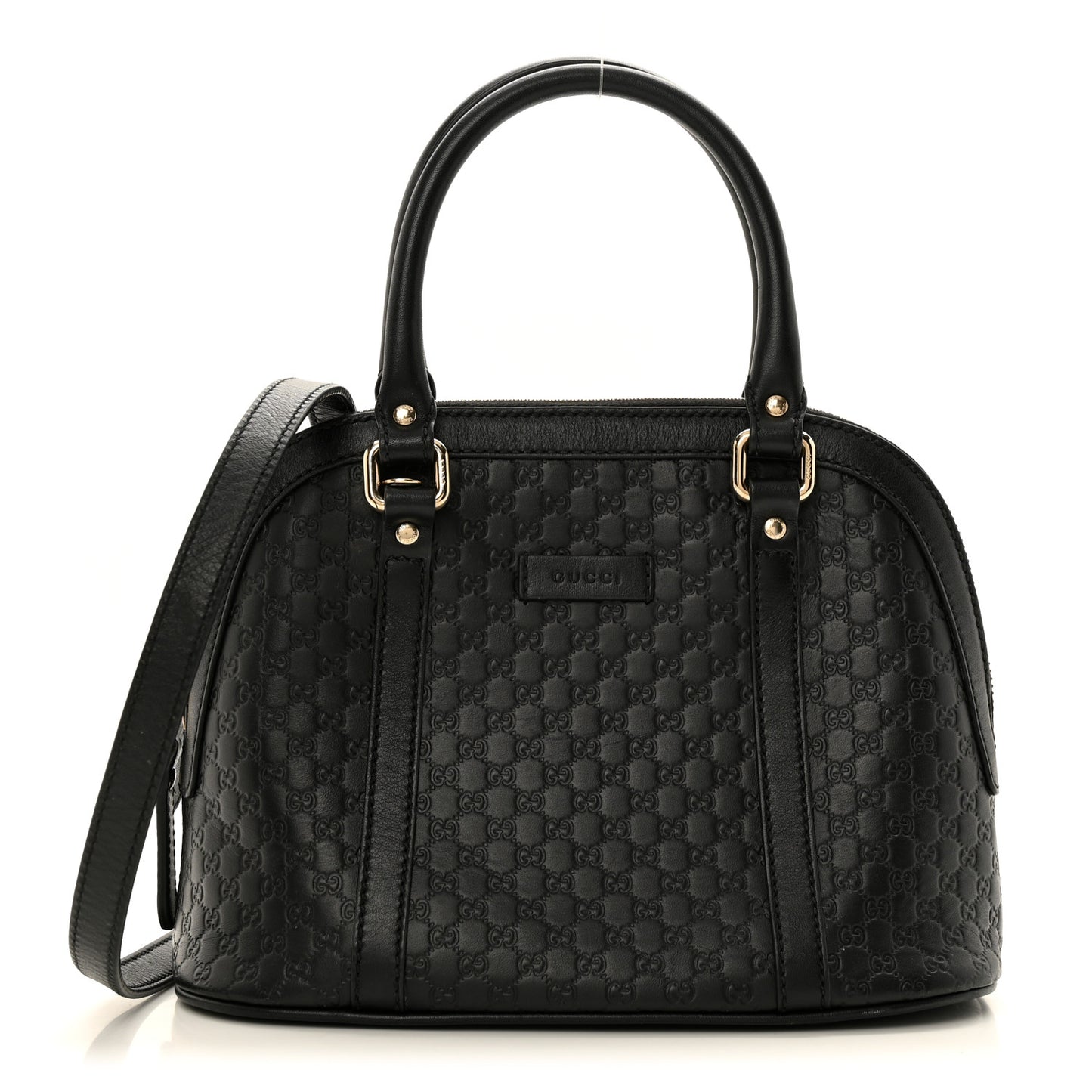 Microguccissima Mini Dome Bag Black
