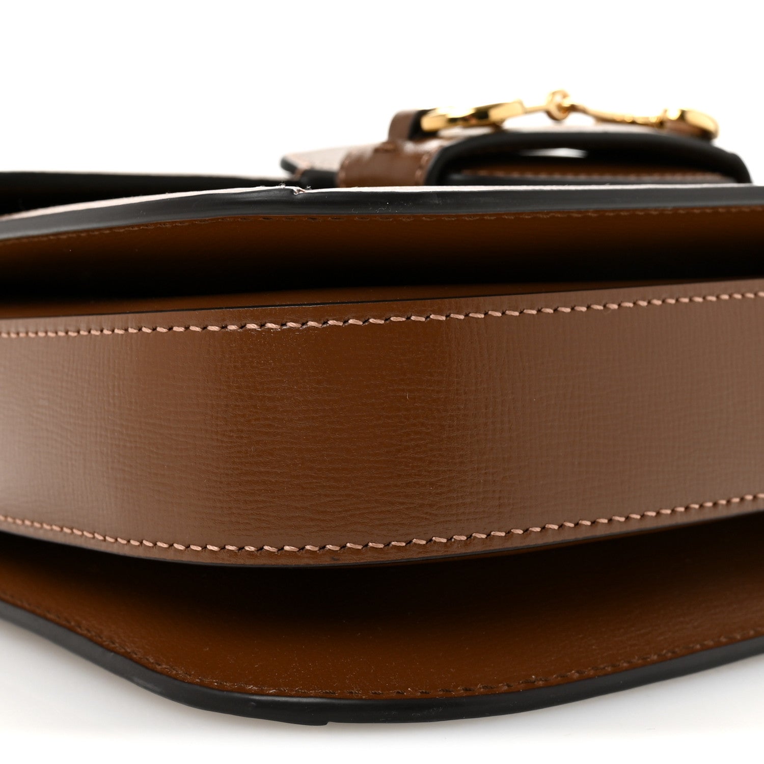 Gucci GG Supreme Monogram Azalea Calfskin Horsebit 1955 Shoulder Bag Beige Brown Sugar 8 of 10