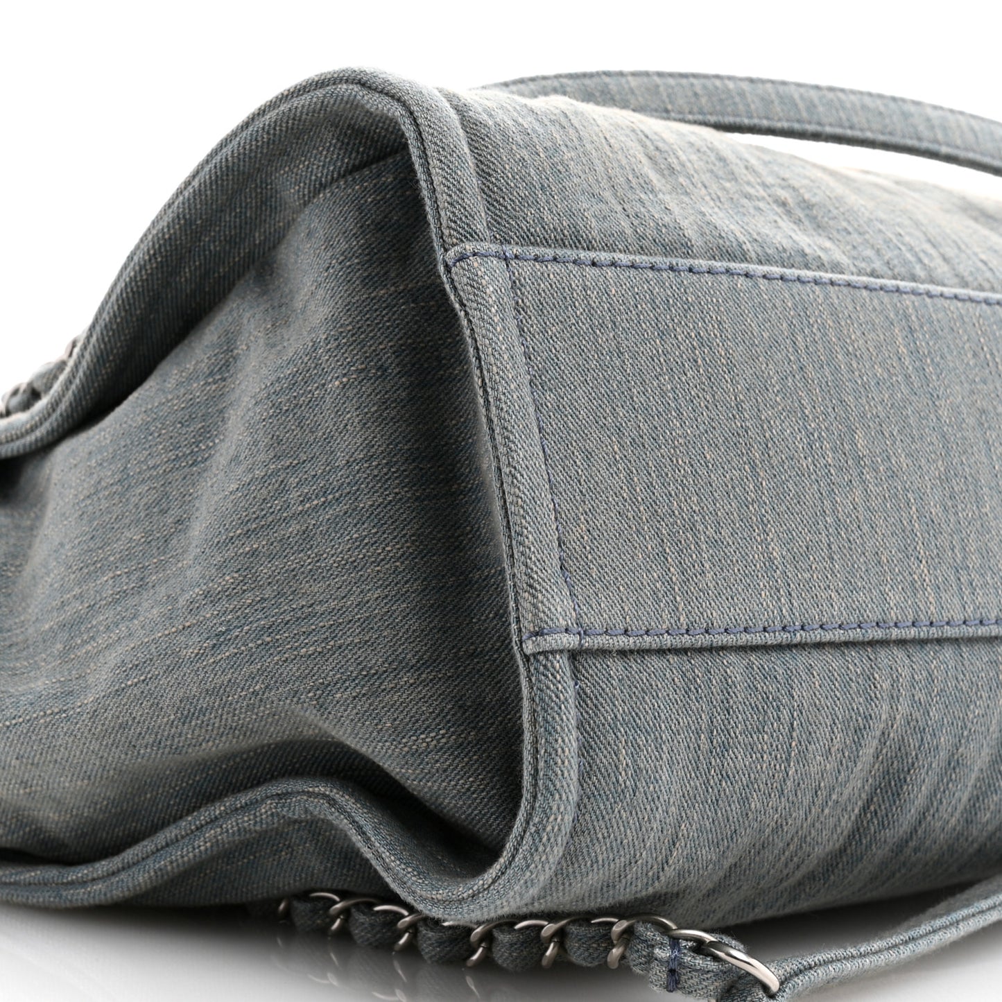 Denim Small Deauville Tote Light Blue