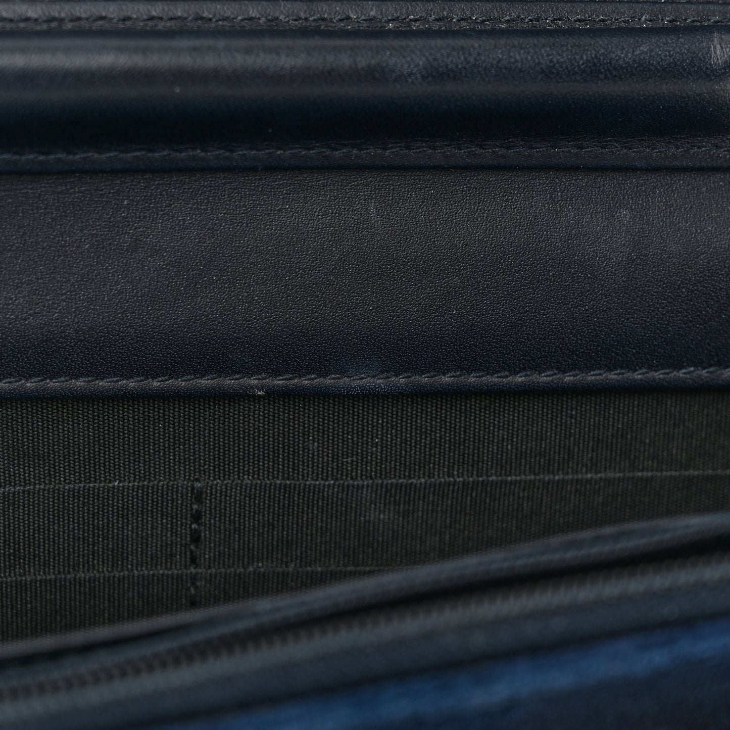 Velvet Quilted Boy Wallet On Chain WOC Blue