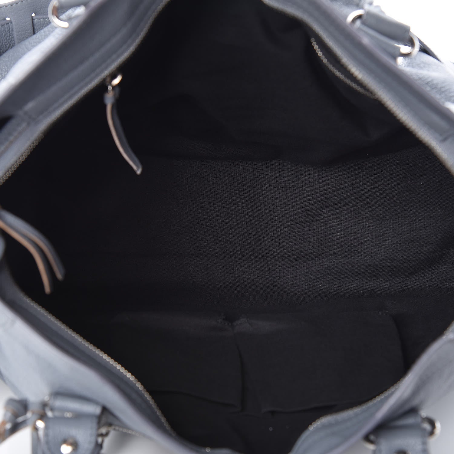 Balenciaga Chevre Silver Metallic Edge Hardware City Bleu Acier 7 of 10