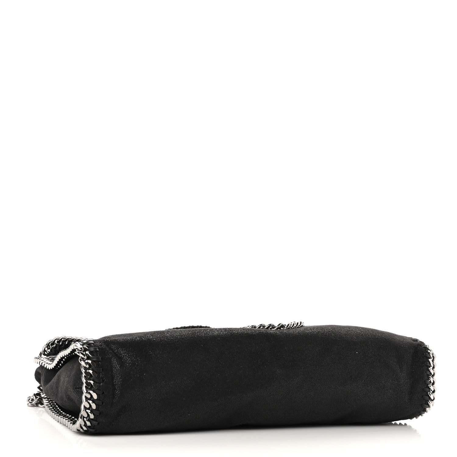 Stella McCartney Shaggy Deer Falabella Fold Over Tote Black 4 of 9