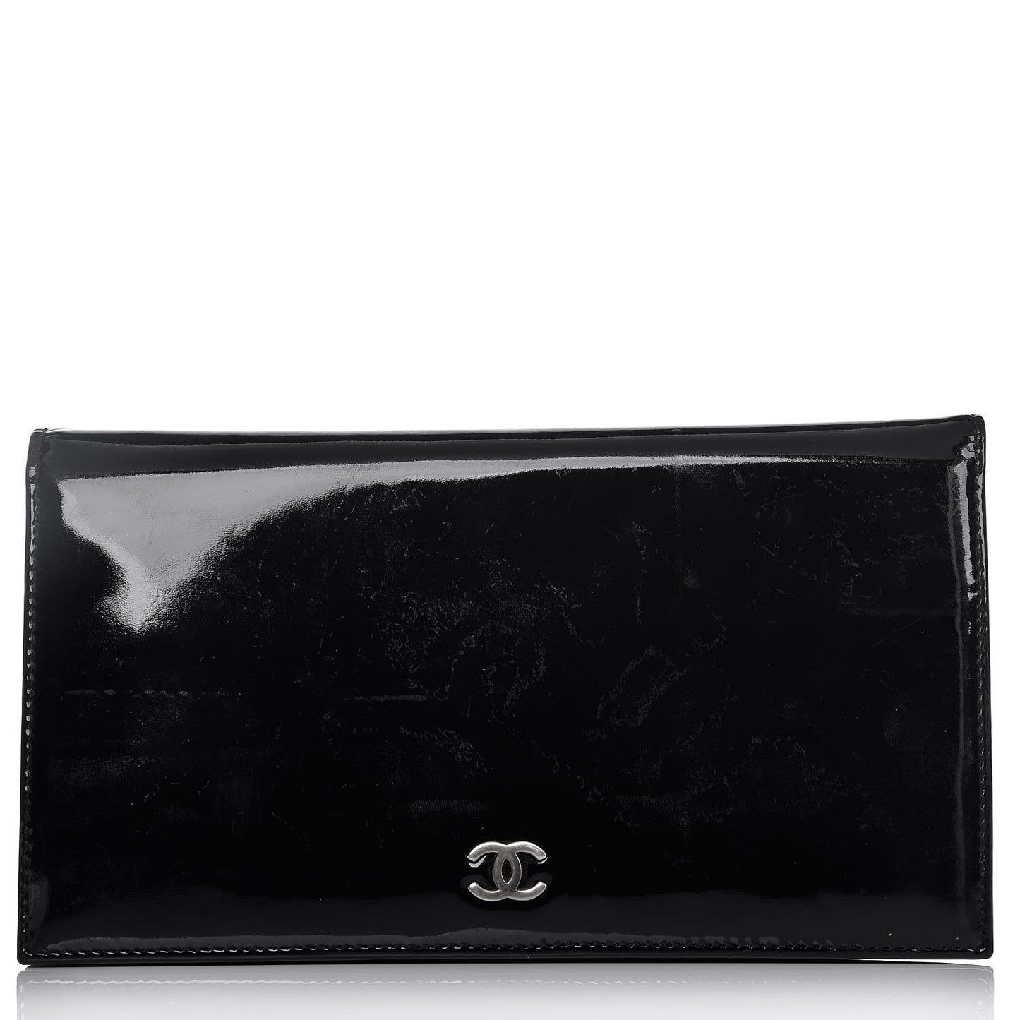 Patent CC Yen Wallet Black