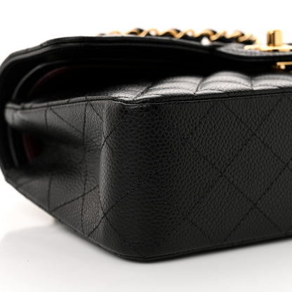 Chanel Caviar Quilted Small Double Flap Black 9 of 11