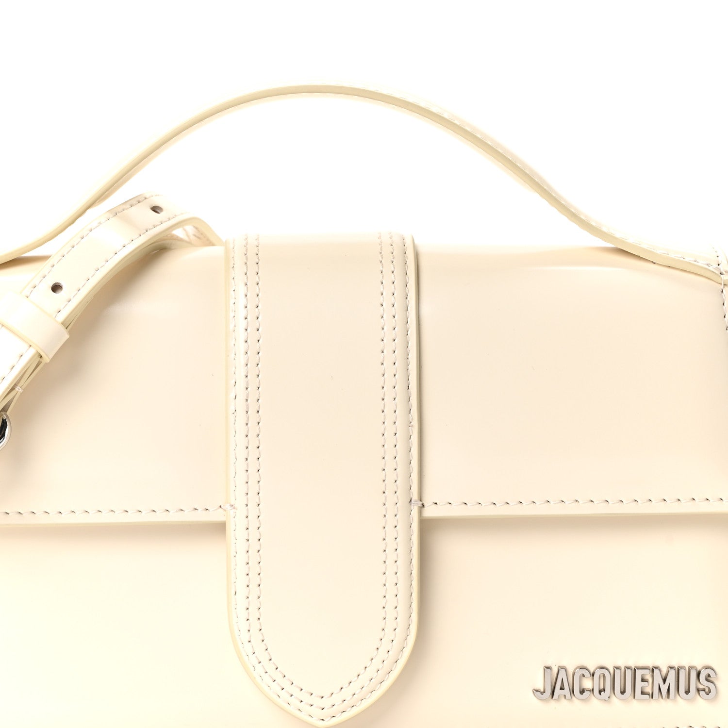 Jacquemus Smooth Calfskin Le Grand Bambino Ivory 7 of 9
