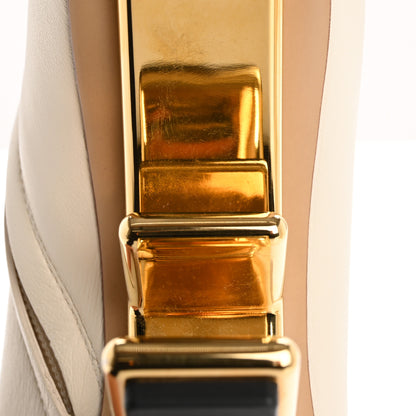 Fendi Nappa Fendi First 95mm Booties 36 White 9 of 11