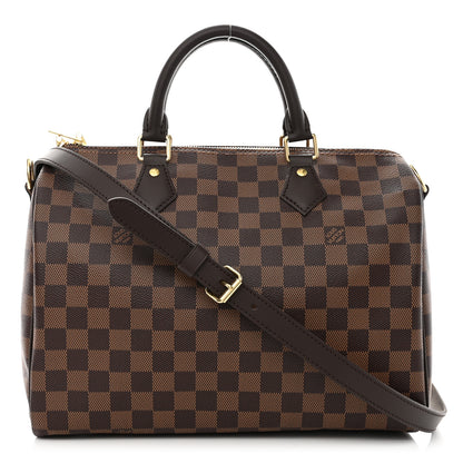 Louis Vuitton Damier Ebene Speedy Bandouliere 30 1 of 10