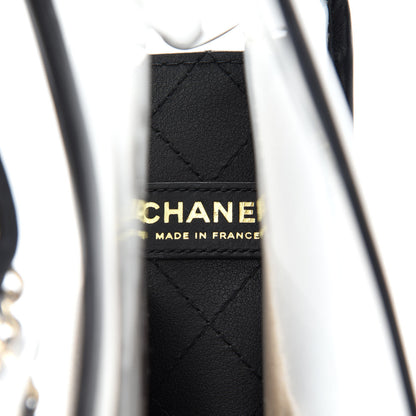 Chanel Lambskin PVC Medium Coco Sand Flap Black 8 of 10