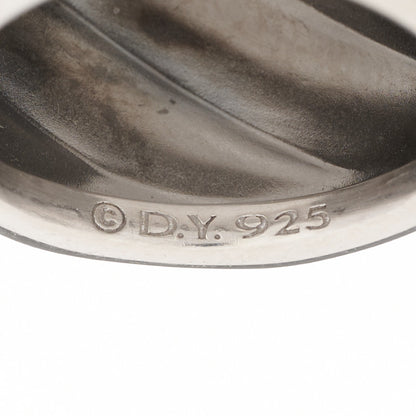 David Yurman Sterling Silver Cable Edge Saddle Ring 54 7 5 of 5