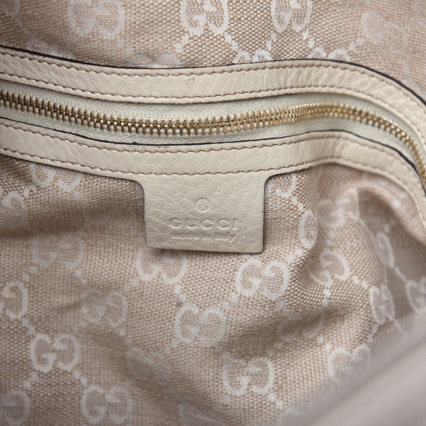 Pebbled Calfskin Medium Diana Bamboo Shoulder Bag Off White
