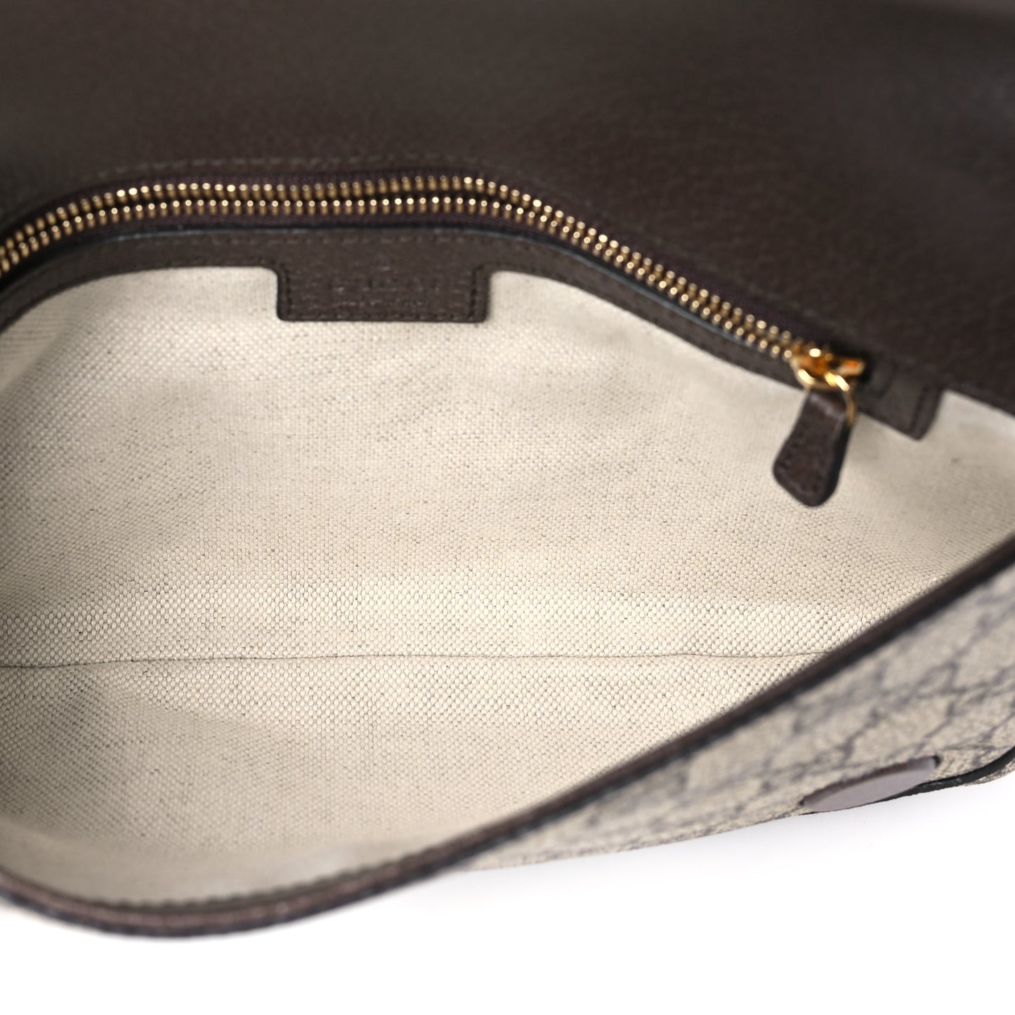 GG Supreme Monogram Textured Dollar Calfskin Blondie Chain Shoulder Flap Bag Beige Ebony New Acero