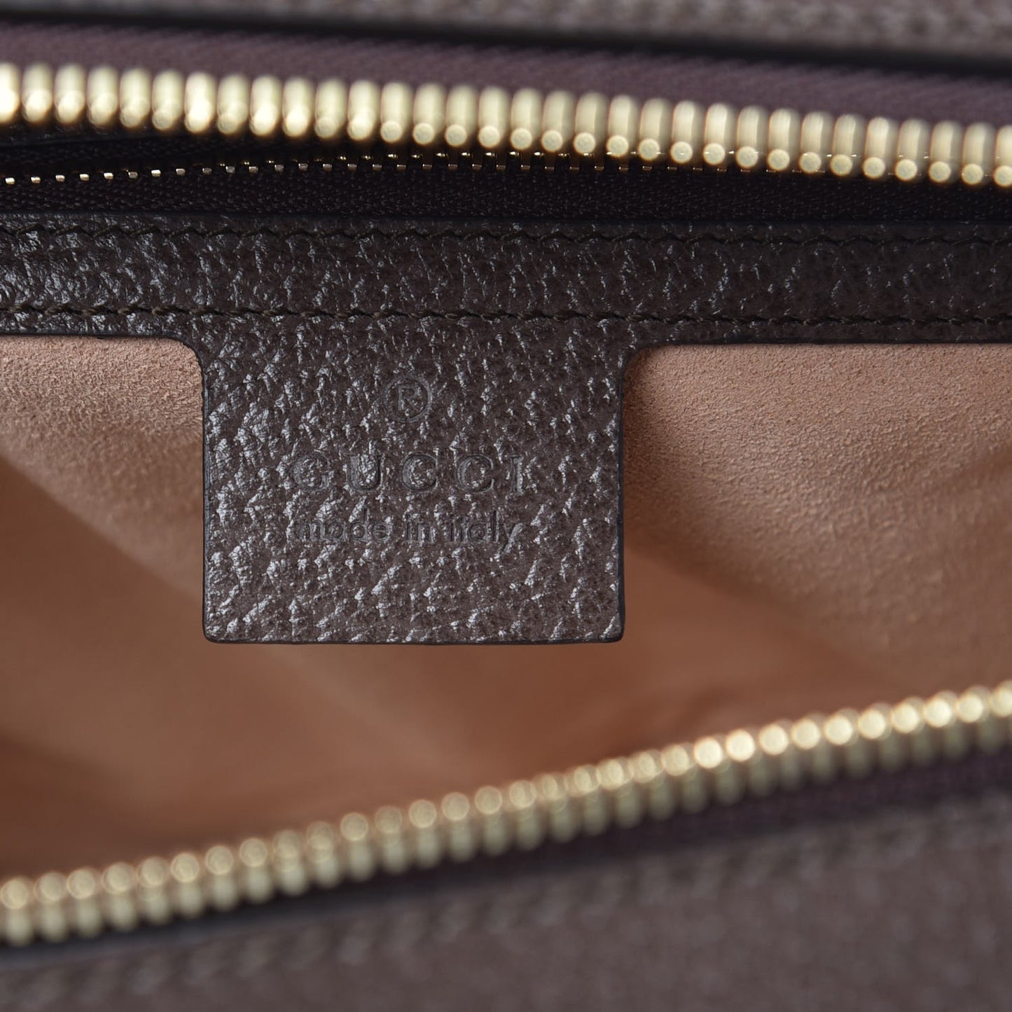 GG Supreme Monogram Web Small Ophidia Top Handle Shoulder Bag Brown