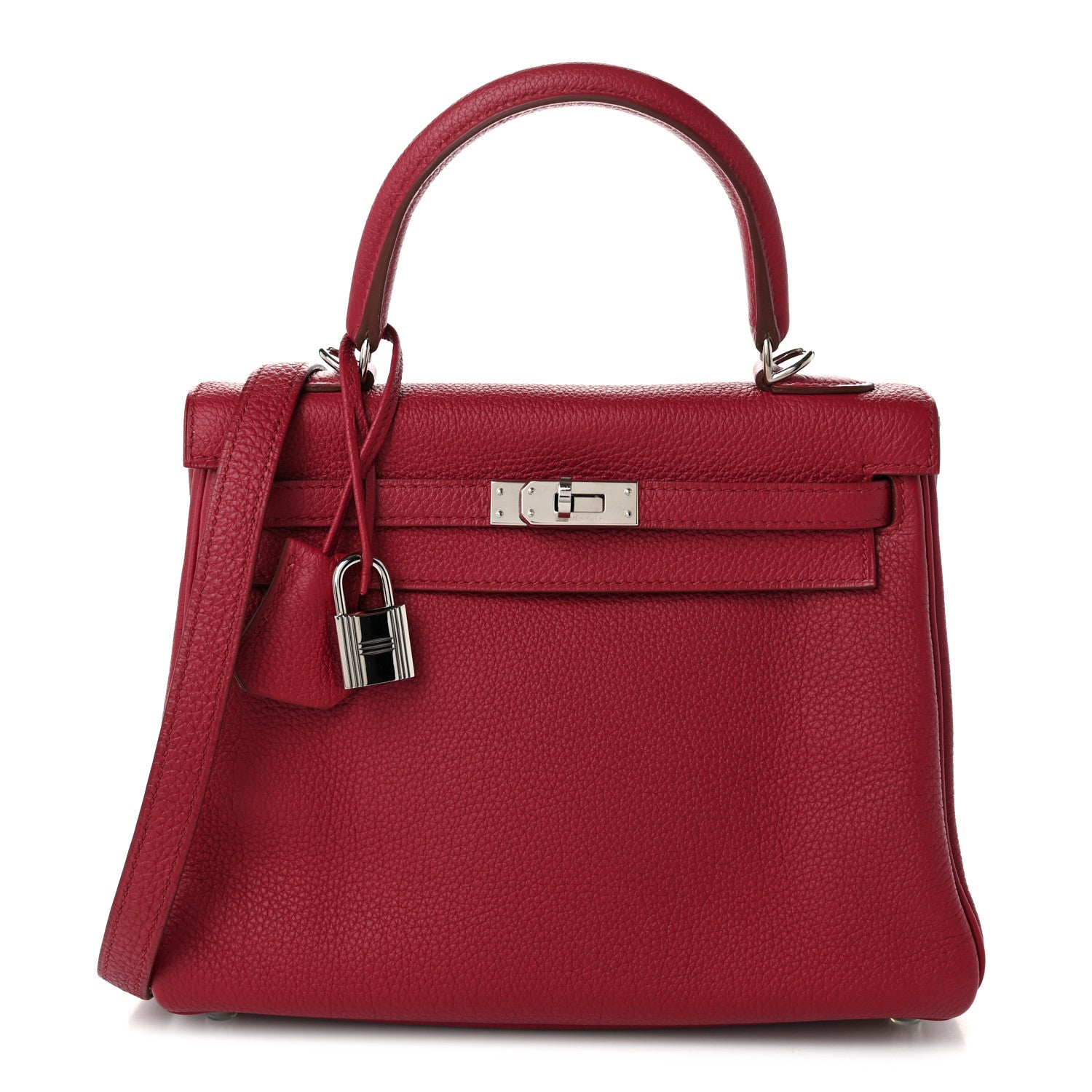 Hermes Togo Kelly Retourne 25 Rubis 1 of 9