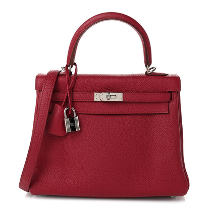 Hermes Togo Kelly Retourne 25 Rubis 1 of 9