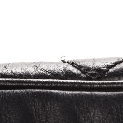 Chanel Glazed Calfskin Castle Rock Bowling Bag Black 12 of 18