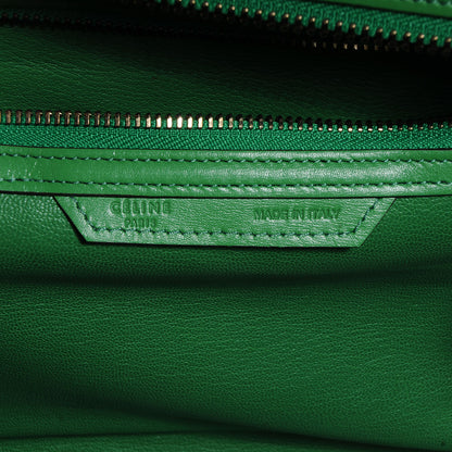 Celine Palmelato Leather Mini Luggage Bag Grass Green 5 of 8