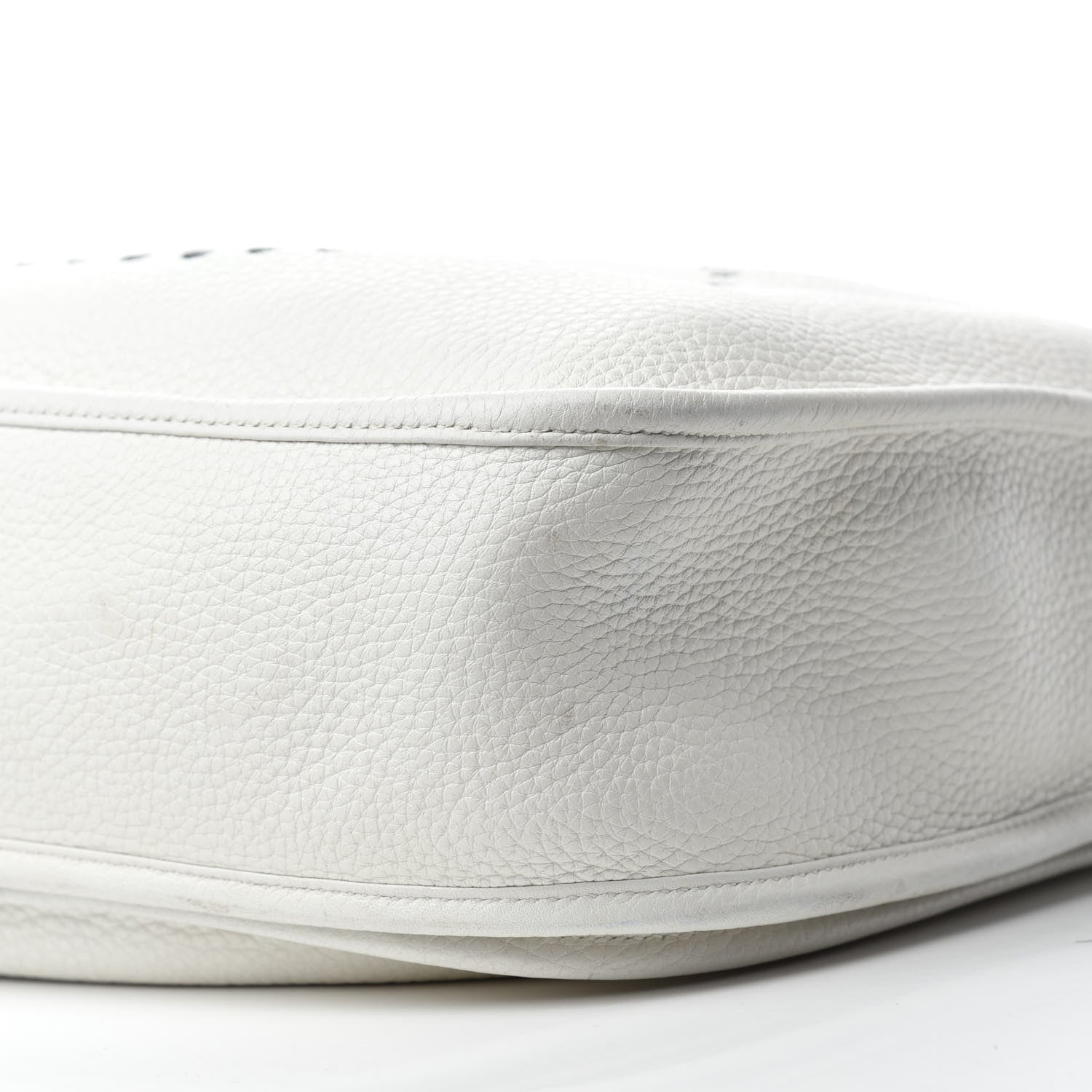 Hermes Taurillon Clemence Evelyne III GM White 7 of 11