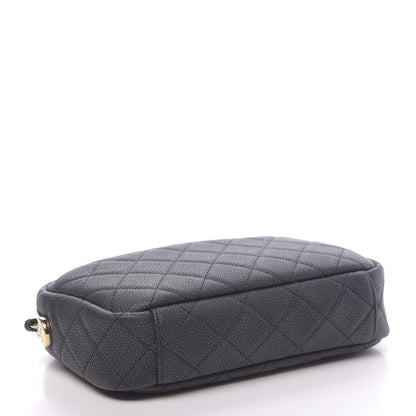 Chanel Iridescent Caviar Quilted Small Coco Tassel Camera Case Black 4 of 11