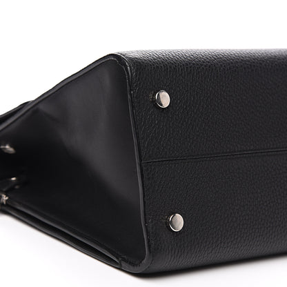 Christian Dior Grained Calfskin Medium Diorever Flap Black 11 of 12