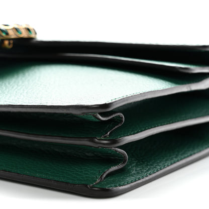 Gucci Pebbled Calfskin Small Dionysus Shoulder Bag Emerald 26 of 28