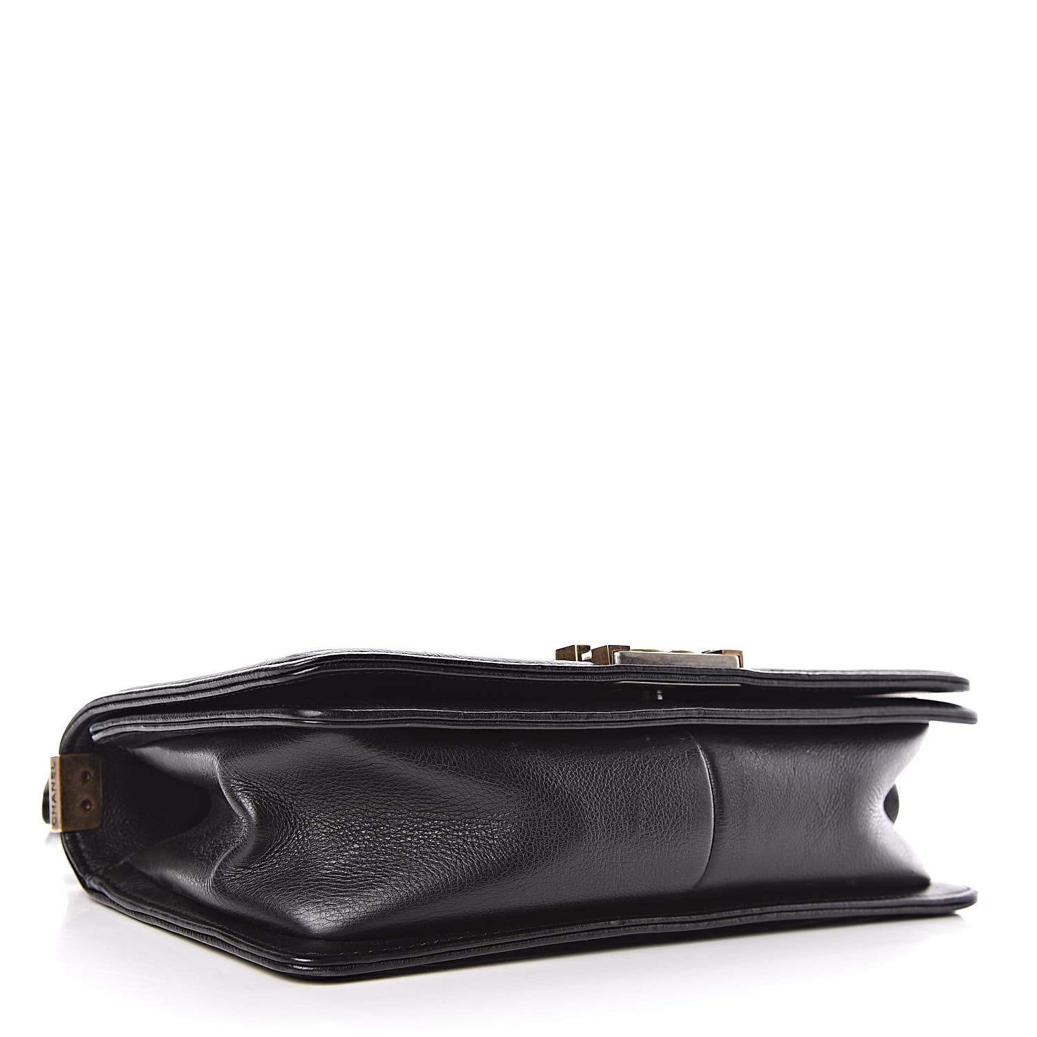 Chanel Calfskin Double Stitch Medium Boy Flap Black 4 of 10